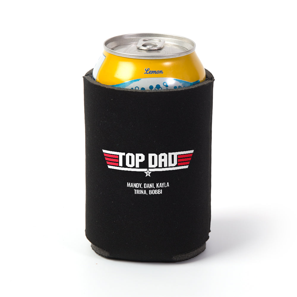 Top Dad Personalized Can Wrap