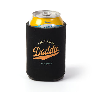 Worlds Best Daddy Personalized Can Wrap