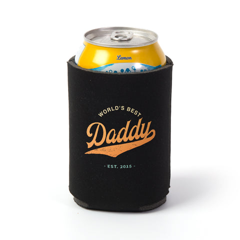Image of Worlds Best Daddy Personalized Can Wrap