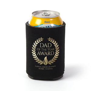 Dad Of The Year Personalized Can Wrap