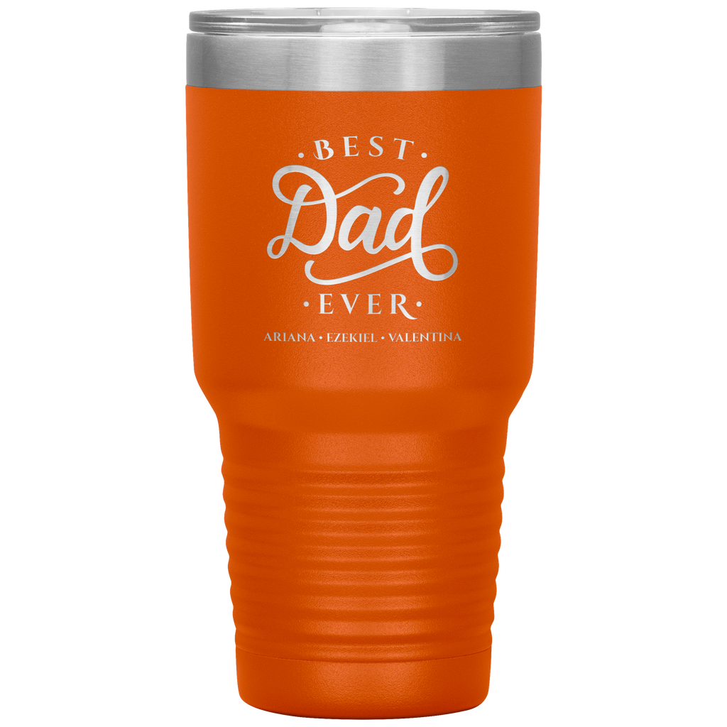 Best Dad Ever Personalized Tumbler June 3