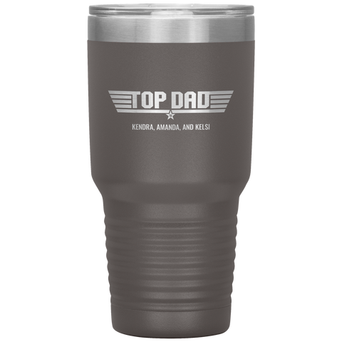 Image of Top Dad Personalized Tumbler