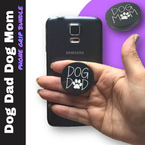 Dog Mom Dog Dad Twist and Pull Phone Grips Bundle