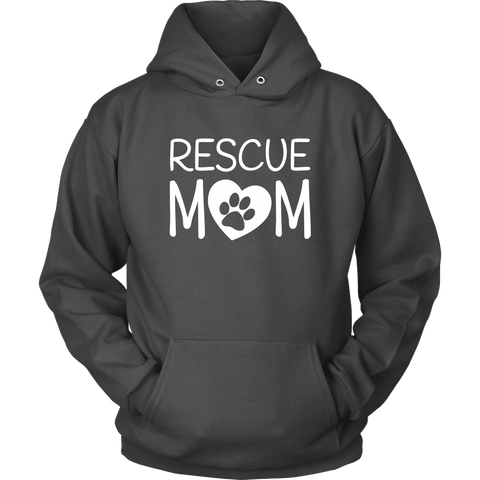 Image of Rescue Mom Hoodie Sweatshirt