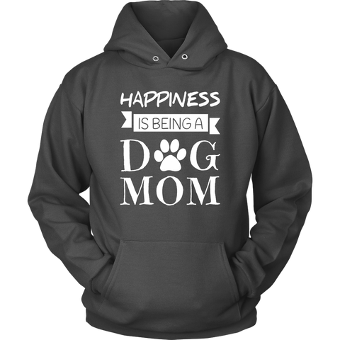 Image of Happiness Is Being A Dog Mom Hoodie Sweatshirt