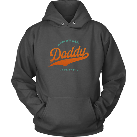 Image of World's Best Daddy Est 2021 Hoodie Sweatshirt