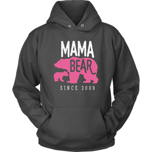 Mama Bear Since 2009 Hoodie Sweatshirt