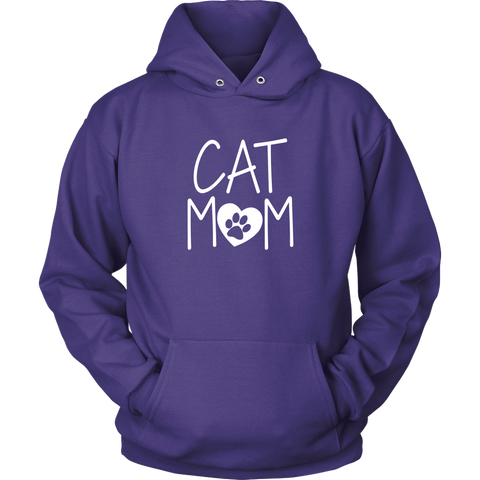 Image of Cat Mom Hoodie Sweatshirt