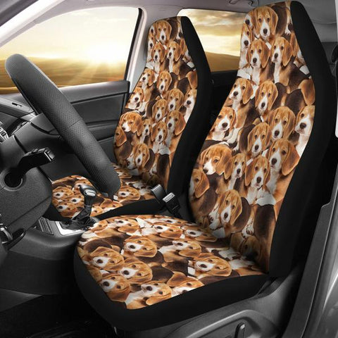 Image of Beagles Universal Car Seat Covers