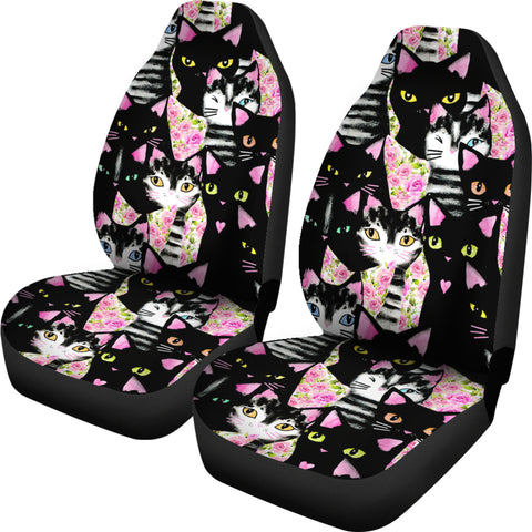 Black Cats Universal Car Seat Covers
