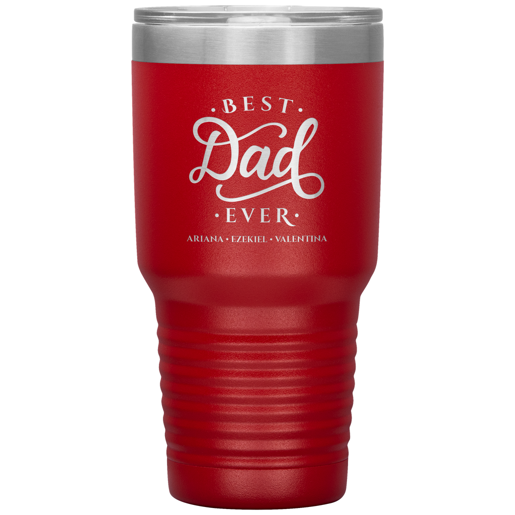 Best Dad Ever Personalized Tumbler June 3