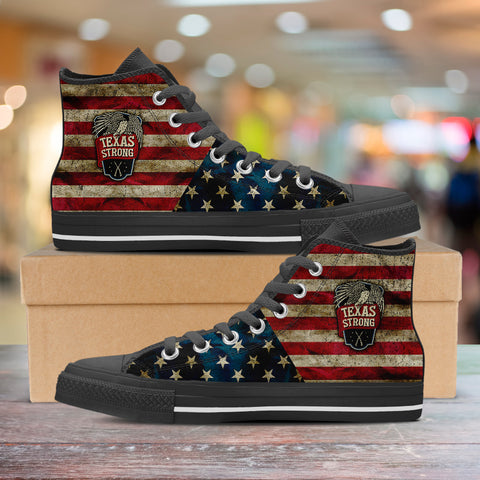 Image of Texas Strong High Top Shoes Black