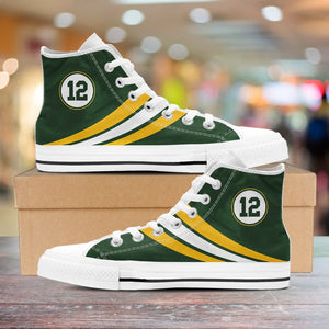 Green Bay 12 Sports High Top Shoes