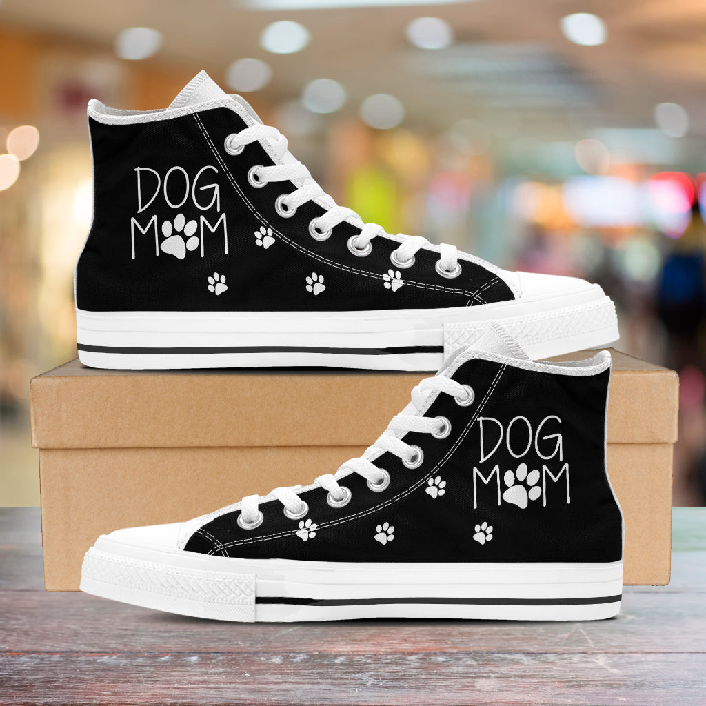 Dog Mom High Top Shoes
