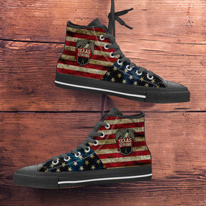 Texas Strong High Top Shoes Black