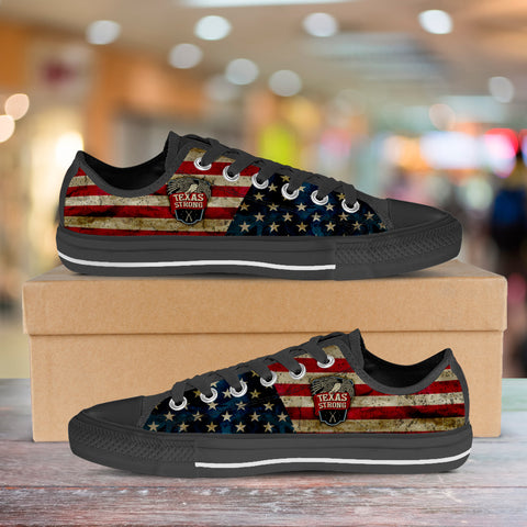 Image of Texas Strong Low Top Shoes Black