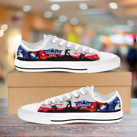 Image of American Veteran Low Top Shoes White