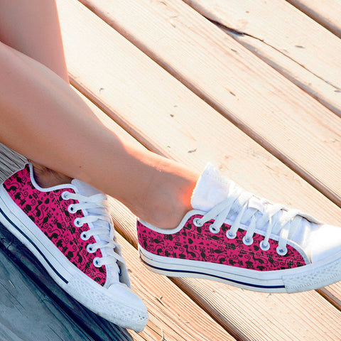Image of Cats Low Top Shoes Pink