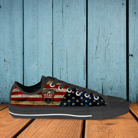 Texas Strong Low Top Shoes Black