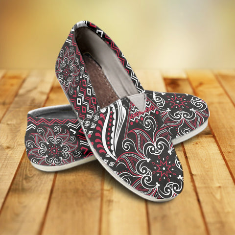 Image of Mandala Ladies Casual Shoes Pink and Gray