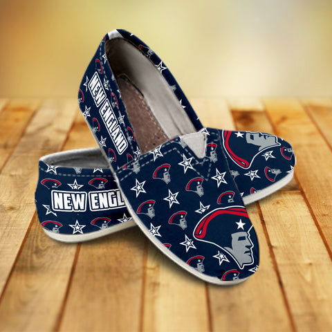 Image of New England Football Fan Sports Ladies Casual Shoes