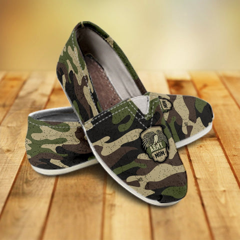Army Mom Camouflage Toms Style Casual Shoes