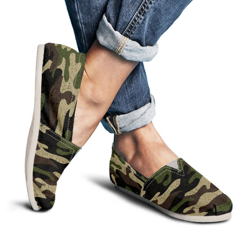 Image of Army Camouflage Ladies Casual Shoes