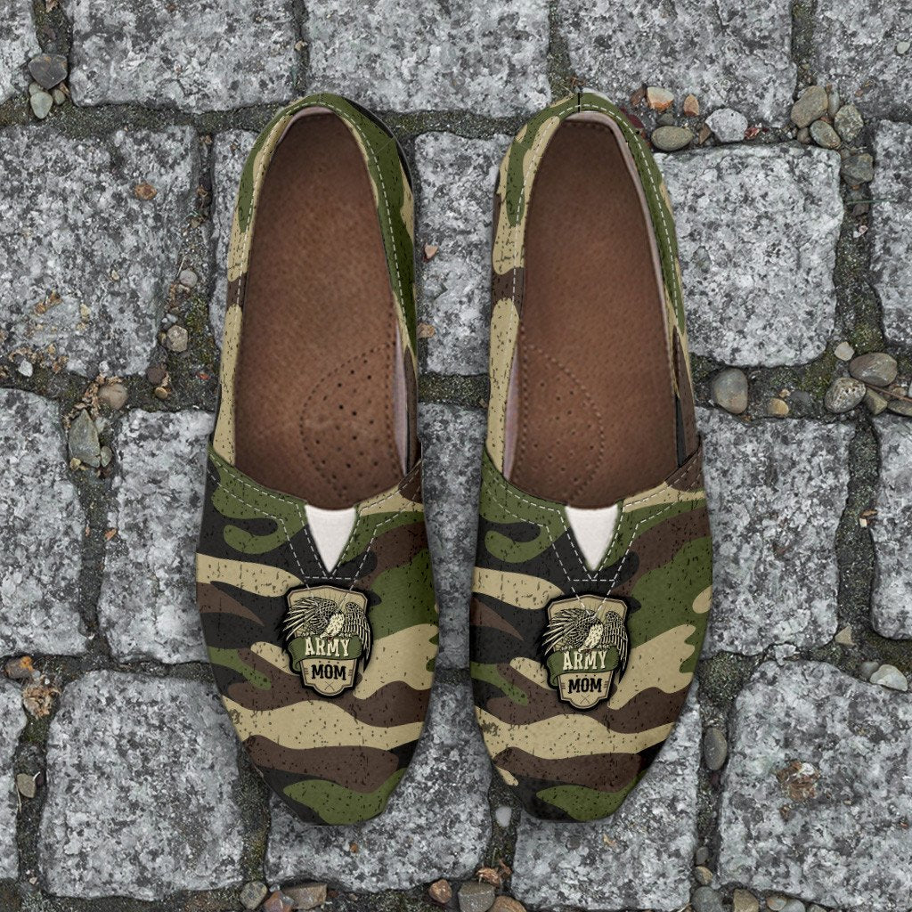Army Mom Camouflage Toms Style Casual Shoes