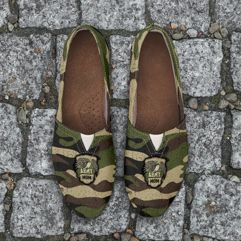 Image of Army Mom Camouflage Toms Style Casual Shoes