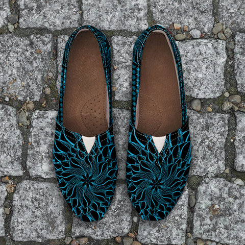 Mandala Ladies Casual Shoes Turquoise