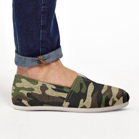 Image of Army Camouflage Ladies Casual Shoes