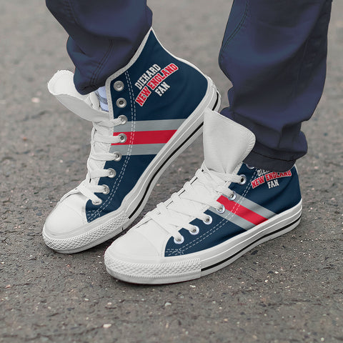 Image of Diehard New England Fan Sports High Top Shoes