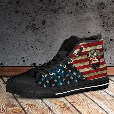 Image of Texas Strong High Top Shoes Black