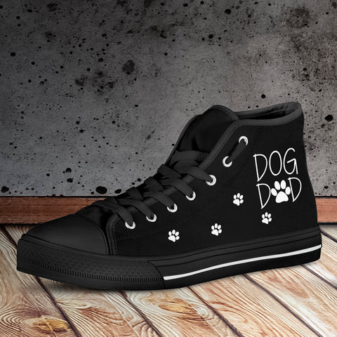 Image of Dog Dad High Top Shoes