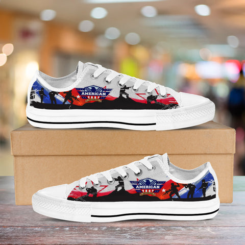 Image of American Veteran Low Top Shoes White