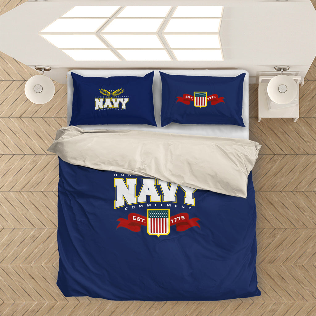 Navy Bedding Set