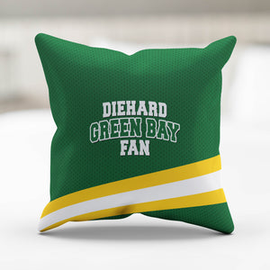 Diehard Green Bay Fan Sports Pillowcase