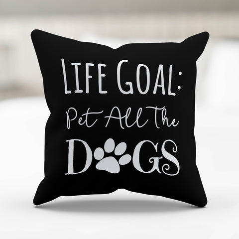 Life Goal Pillow Cover