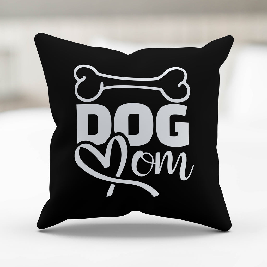 Bone Dog Mom Pillow Cover