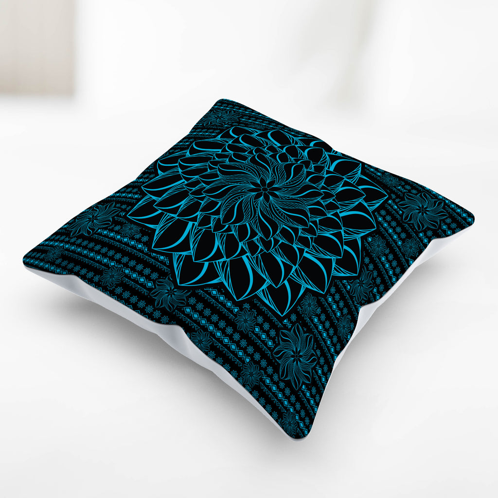 Mandala Pillow Cover Turquoise