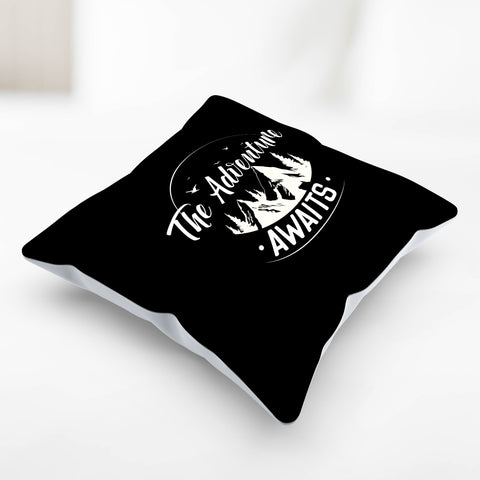 Image of The Adventure Awaits Pillow Cover