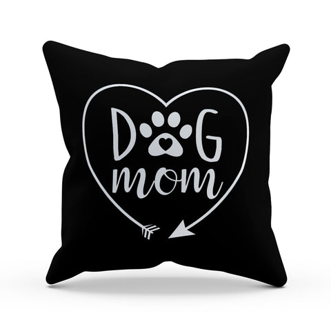 Image of Dog Mom Heart Pillow Cover