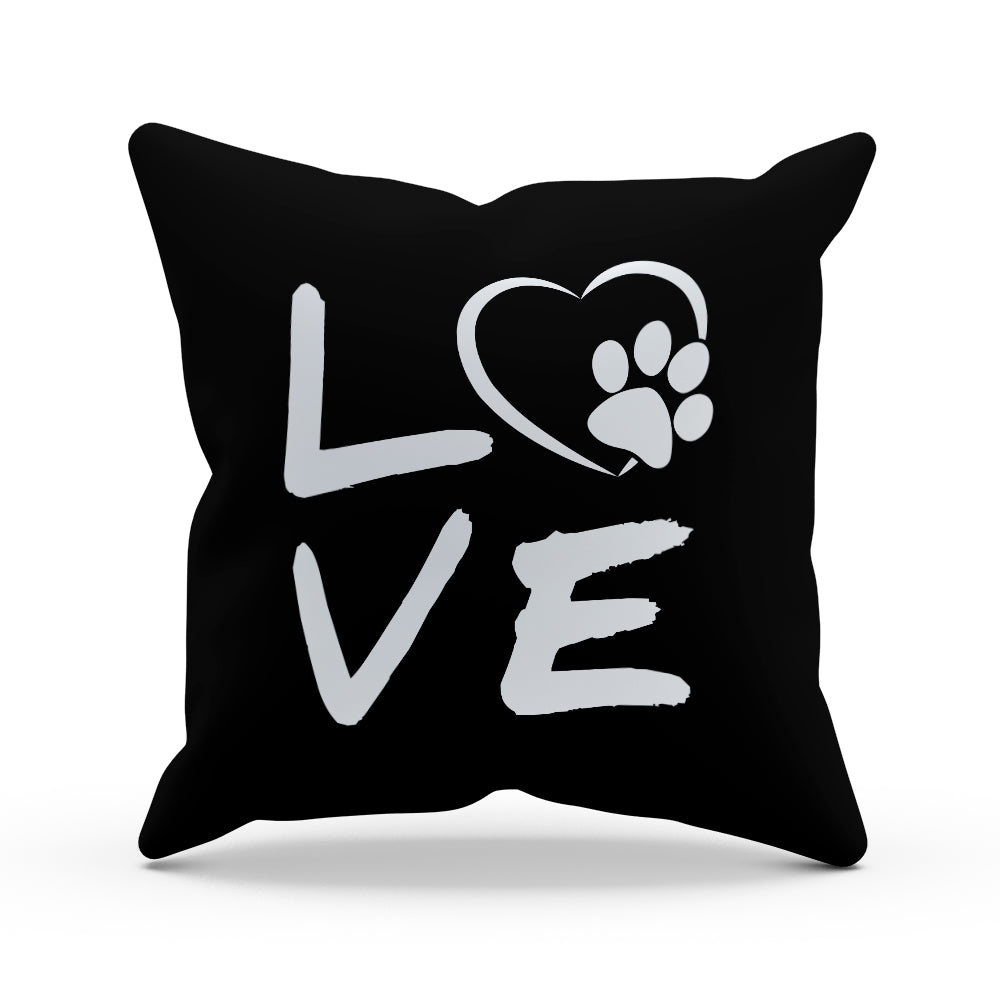 Love Paw Pillow Cover