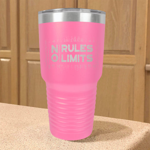 Image of Stainless Steel Tumbler No Rules No Limits