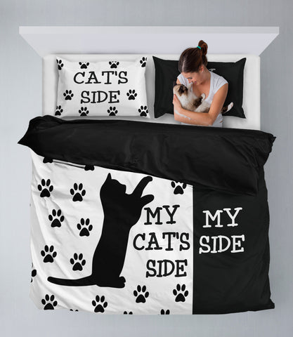 Image of Dog's Side and Cat's Side Bedding Sets