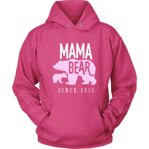 Image of Mama Bear Since 2015 Hoodie Sweatshirt