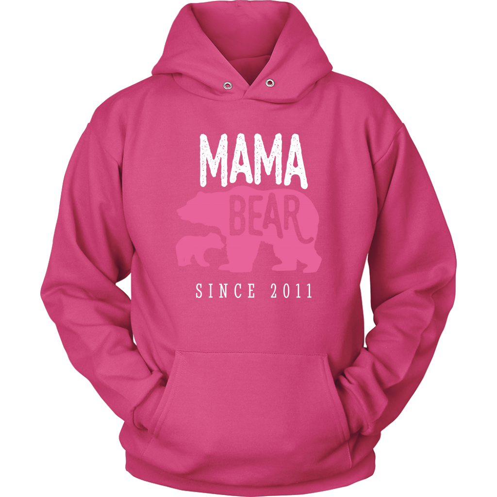 Mama Bear Since 2011 Hoodie Sweatshirt