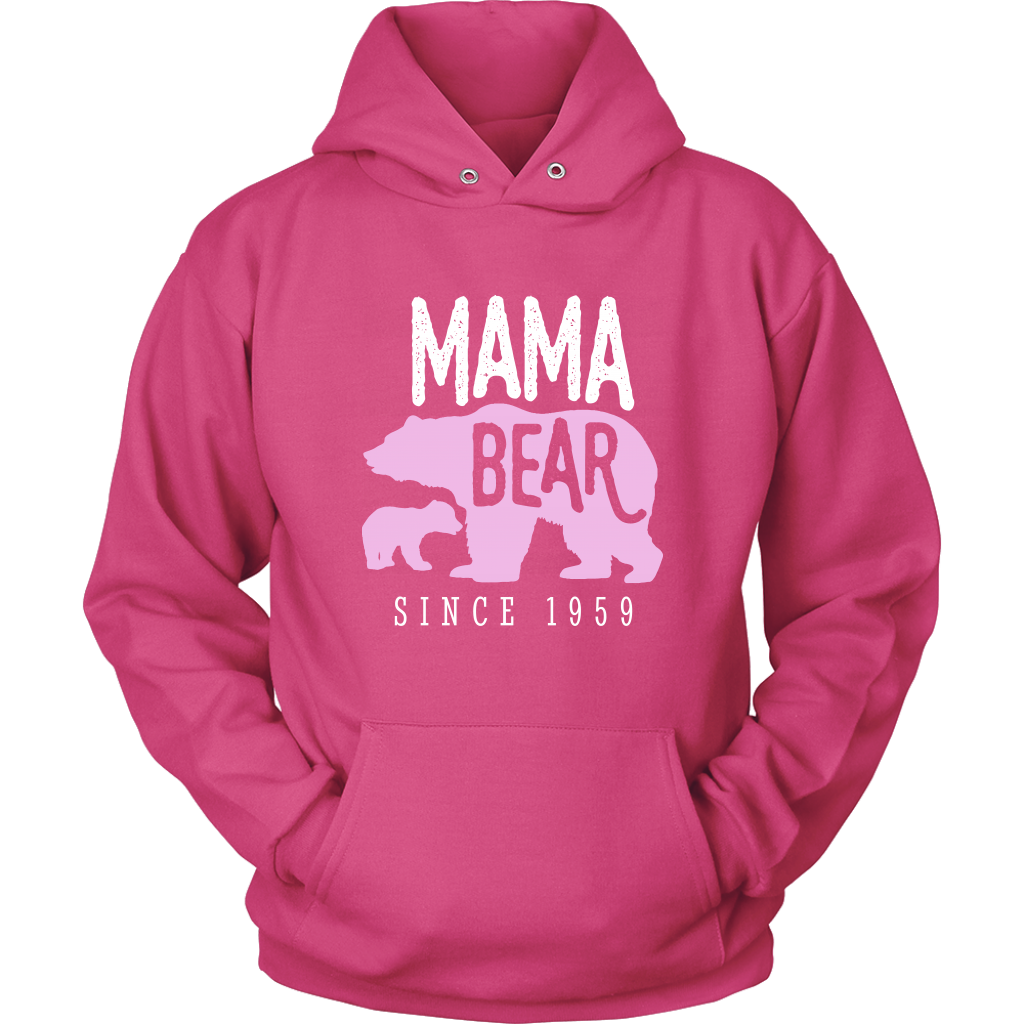 Mama Bear Since 1959 Hoodie Sweatshirt