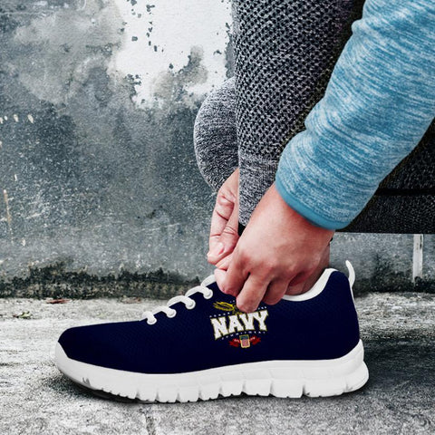 Image of Navy Running Shoes
