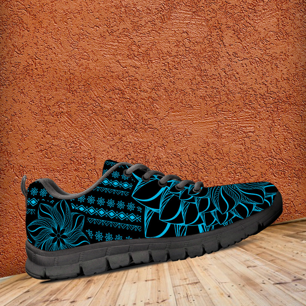 Mandala Running Shoes Turquoise Black